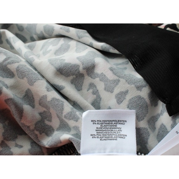 ANNE KLEIN Womens Animal Leopard Cheetah Print Polyester Top Shirt Blouse 2X NWT - Picture 13 of 13